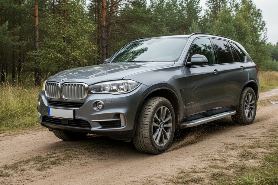 BMW X5 F15 2013–2018 Mevsim Grey bočne stopnice (2 kos, aluminij) Fotografija 1