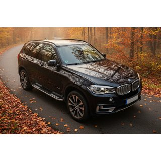Stranske stopnice Tayga V2 (2 kos, aluminij) BMW X5 F15 2013–2018 fotografija 1
