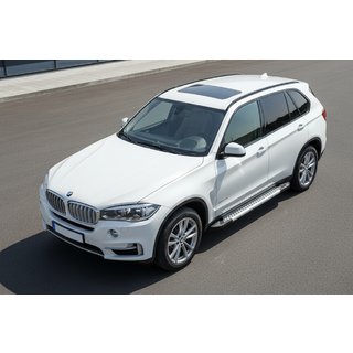 Stranske stopnice Vision New Grey (2 kos, aluminij) BMW X5 F15 2013–2018 fotografija 1