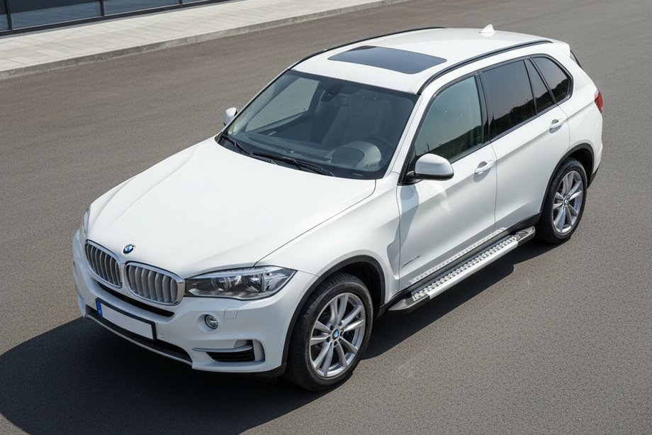 BMW X5 F15 2013–2018 Stranske stopnice Vision New Grey (2 kos, aluminij) Image