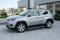 Jeep Compass 2016– Bočni pragovi Bosphore Grey (2 kos, aluminij) fotografija 1