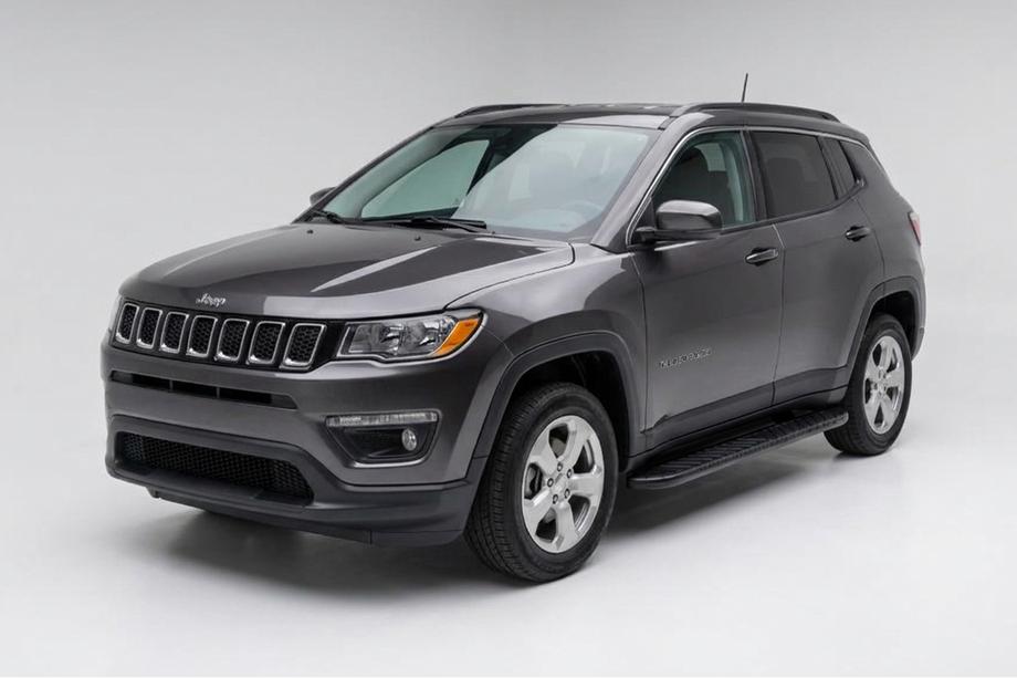 Jeep Compass 2016– Stranske stopnice Bosphore Black (2 kos, aluminij) Image