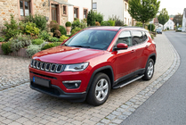 Jeep Compass 2016– Bočne stopnice Duru (2 kosa, aluminij) fotografija 1