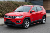 Jeep Compass 2016– Bočne stopnice Maya Red (2 kos, aluminij) fotografija 1