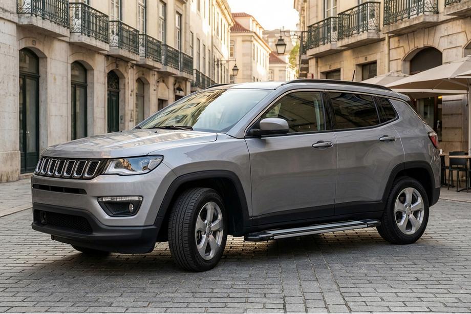 Jeep Compass 2016– Stranske stopnice Rainbow (2 kos, aluminij) Image