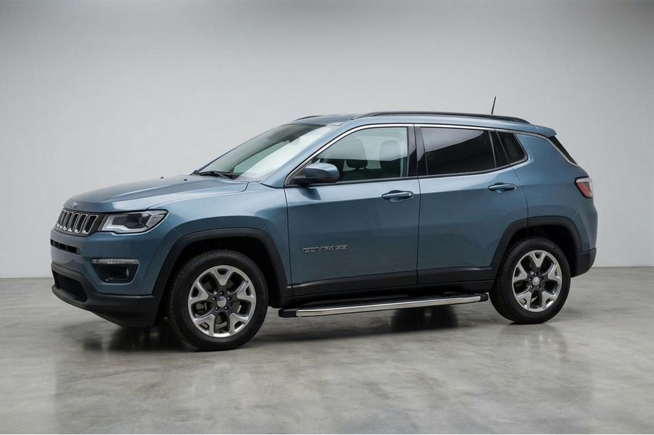 Jeep Compass 2016– Stranske stopnice BlackLine (2 kos, aluminij) Image