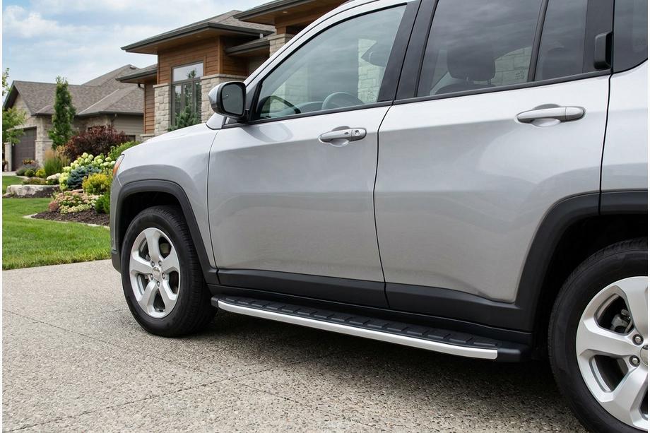 Jeep Compass 2016– Bočne stopnice Fullmond (2 kos, aluminij) Image