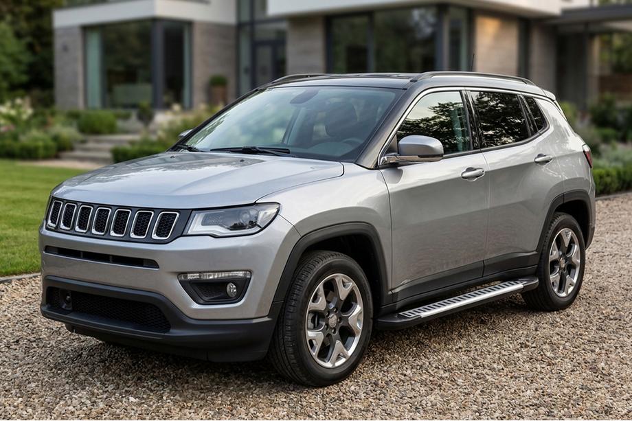 Jeep Compass 2016– Stranski pragovi Line (2 kos, aluminij) Image