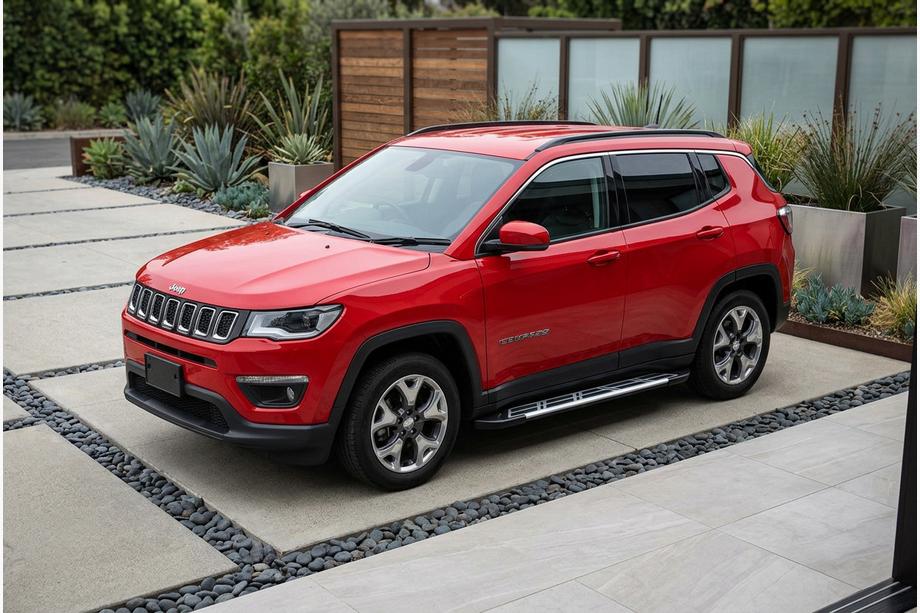 Jeep Compass 2016– Stranske stopnice Sunrise (2 kos, aluminij) Image
