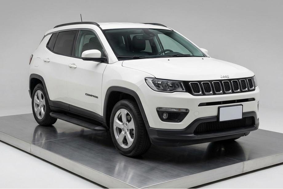 Jeep Compass 2016– Stranski pragovi Tayga Black (2 kos, aluminij) Image