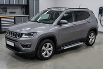 Jeep Compass 2016– Stranske stopnice Vision New Grey (2 kos, aluminij) fotografija 1