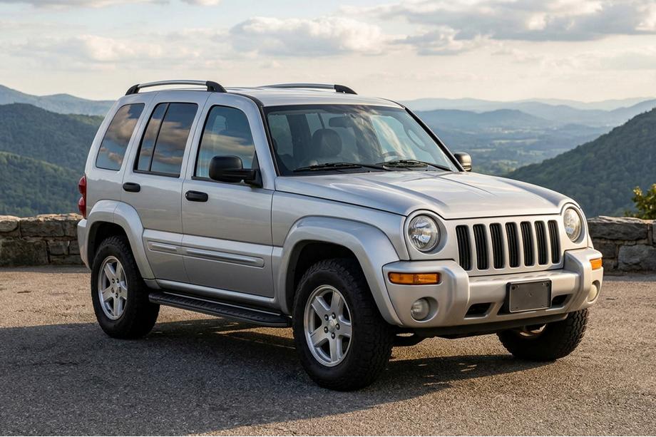 Jeep Cherokee/Liberty 2002–2007 Boshpore Black stranske stopnice (2 kos, aluminij) Image
