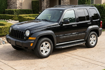 Jeep Cherokee/Liberty 2002–2007 Bočne stopnice Boshpore Grey (2 kos, aluminij) fotografija 1