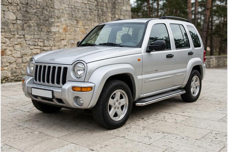 Jeep Cherokee/Liberty 2002–2007 Stranske stopnice Maydos V2 (2 kosa, aluminij) Image