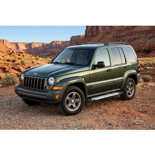 Stranske stopnice Allmond Grey (2 kosa, aluminij) Jeep Cherokee/Liberty 2002–2007 fotografija 1
