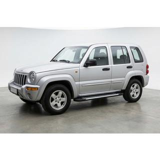 Stranski pragovi Line (2 kos, aluminij) Jeep Cherokee/Liberty 2002–2007 fotografija 1