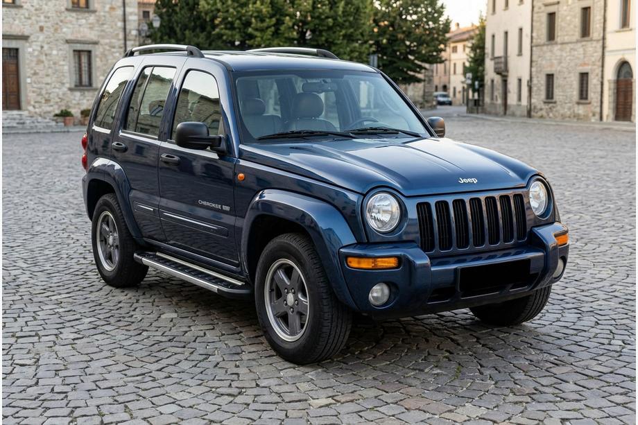 Jeep Cherokee/Liberty 2002–2007 Stranske stopnice RedLine (2 kos, aluminij) Image