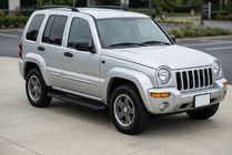 Jeep Cherokee/Liberty 2002–2007 Stranski pragovi Tayga Black (2 kos, aluminij) fotografija 1