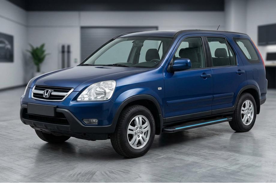 Honda CRV 2001–2006 Bočne stopnice Maya Blue (2 kos, aluminij) Image