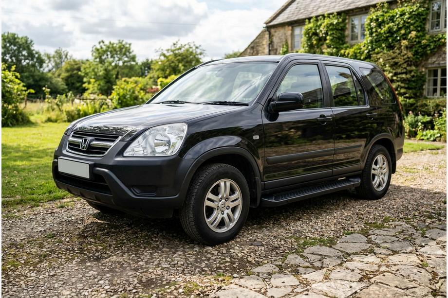 Honda CRV 2001–2006 Bočne stopnice Allmond Black (2 kosa, aluminij) Image