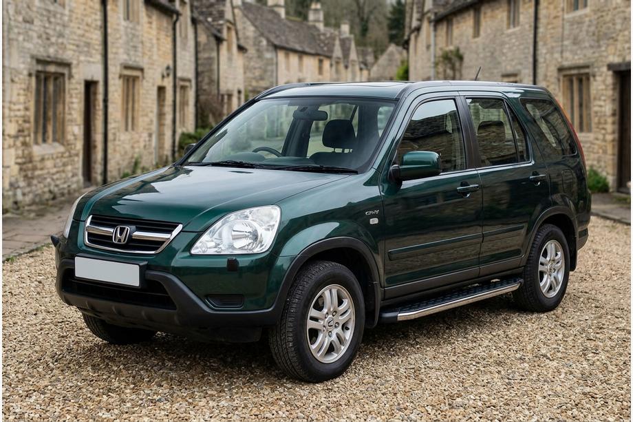 Honda CRV 2001–2006 Stranske stopnice BlackLine (2 kos, aluminij) Image