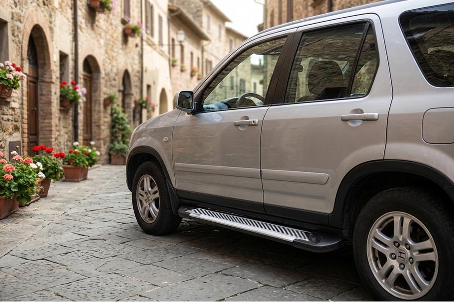 Honda CRV 2001–2006 Stranski pragovi Line (2 kos, aluminij) Image