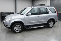 Honda CRV 2001–2006 Stranske stopnice Sunrise (2 kos, aluminij) fotografija 1