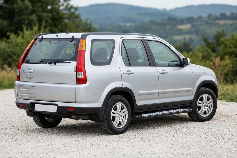 Honda CRV 2001–2006 Stranske stopnice Vision New Black (2 kos, aluminij) Image