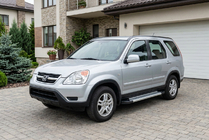 Honda CRV 2001–2006 Stranske stopnice Vision New Grey (2 kos, aluminij) fotografija 1