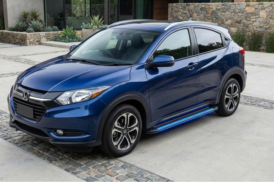Honda HR-V 2014–2021 Bočne stopnice Maya Blue (2 kos, aluminij) Image