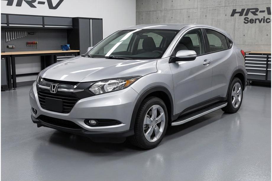Honda HR-V 2014–2021 Stranski pragovi Tayga Grey (2 kosa, aluminij) Fotografija 1