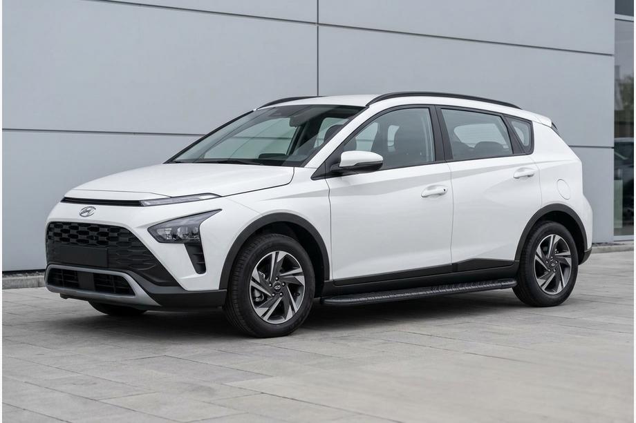 Hyundai Bayon 2021– Stranske stopnice Bosphore Black (2 kos, aluminij) Image