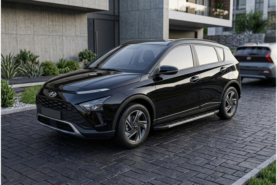 Hyundai Bayon 2021– Stranske stopnice Bosphore Duru (2 kos, aluminij) Image