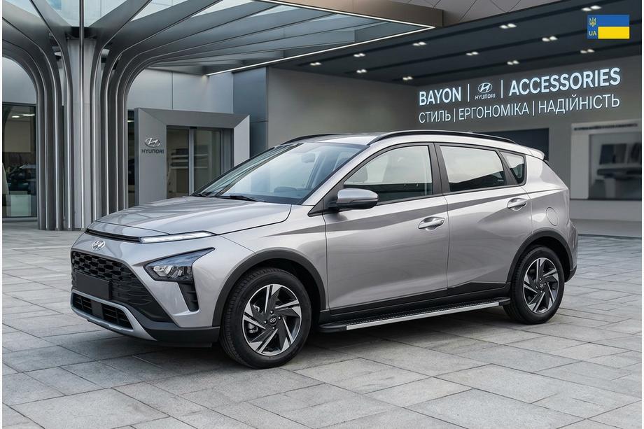 Hyundai Bayon 2021– Stranske stopnice Maya V1 (2 kosa, aluminij) Image