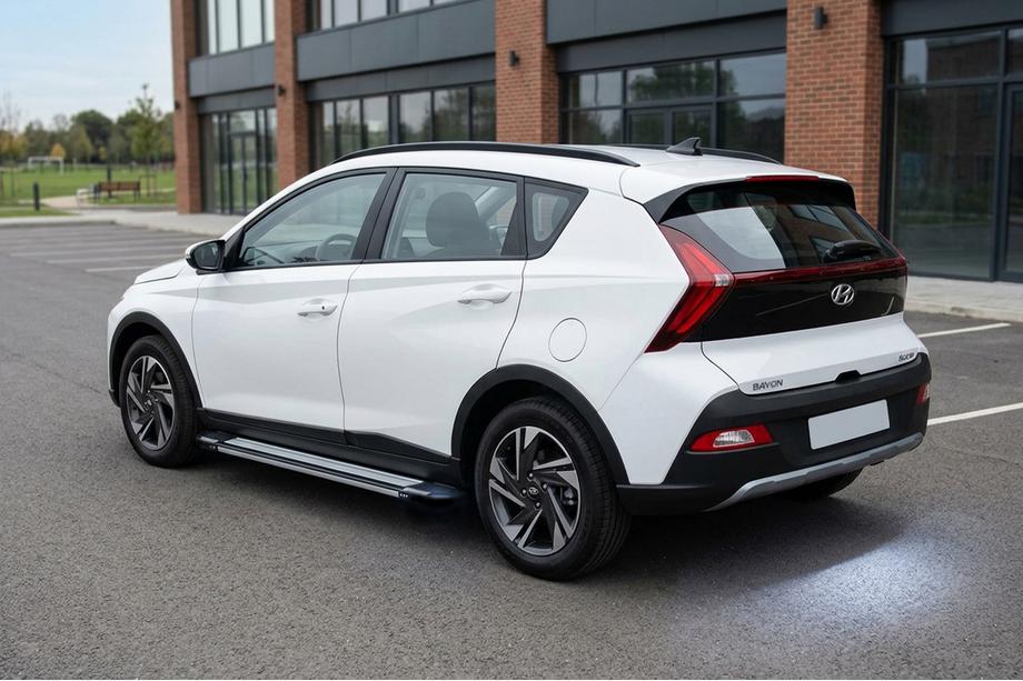 Hyundai Bayon 2021– Stranske stopnice Rainbow (2 kos, aluminij) Image