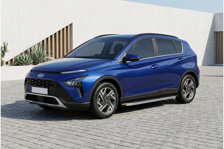 Hyundai Bayon 2021– Stranske stopnice BlackLine (2 kos, aluminij) Image