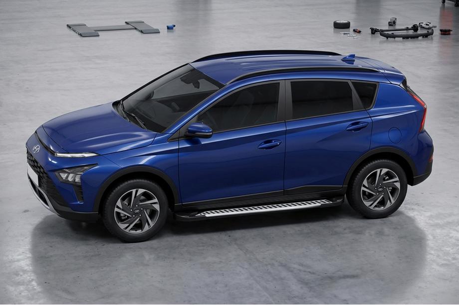 Hyundai Bayon 2021– Stranski pragovi Line (2 kos, aluminij) Image