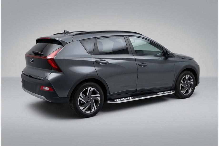 Hyundai Bayon 2021– Stranske stopnice Tayga V2 (2 kos, aluminij) Image