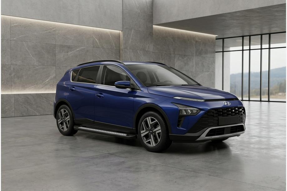 Hyundai Bayon 2021– Stranske stopnice Vision New Black (2 kos, aluminij) Image