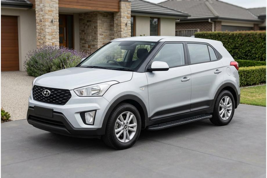 Hyundai Creta 2014–2020 Stranske stopnice Bosphore Black (2 kos, aluminij) Image