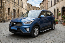 Hyundai Creta 2014–2020 Bočne stopnice Duru (2 kosa, aluminij) fotografija 1