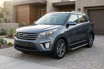 Hyundai Creta 2014–2020 Stranske stopnice Maya V1 (2 kosa, aluminij) fotografija 1