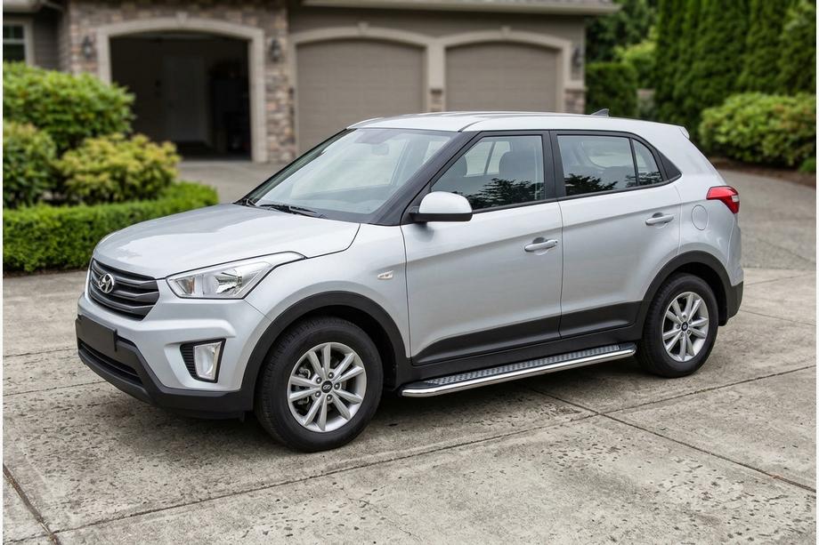 Hyundai Creta 2014–2020 Stranske stopnice Maydos V2 (2 kosa, aluminij) Image