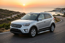 Hyundai Creta 2014–2020 Mevsim Grey bočne stopnice (2 kos, aluminij) fotografija 1