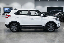 Hyundai Creta 2014–2020 Stranske stopnice BlackLine (2 kos, aluminij) fotografija 1
