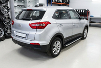 Hyundai Creta 2014–2020 Bočne stopnice Fullmond (2 kos, aluminij) fotografija 2
