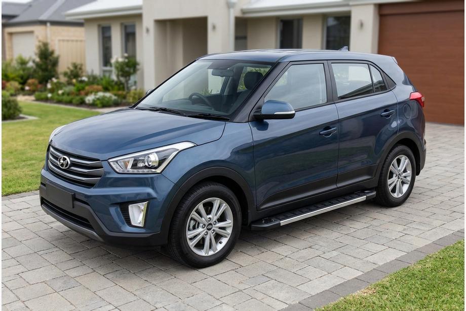 Hyundai Creta 2014–2020 Stranske stopnice RedLine (2 kos, aluminij) Image