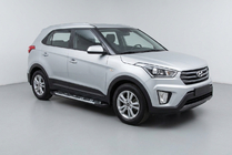 Hyundai Creta 2014–2020 Stranske stopnice Sunrise (2 kos, aluminij) fotografija 1