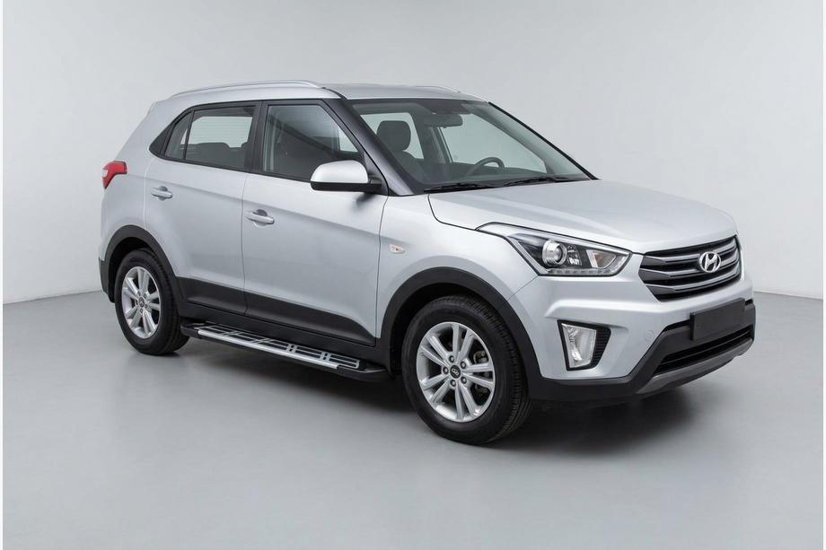 Hyundai Creta 2014–2020 Stranske stopnice Sunrise (2 kos, aluminij) Image