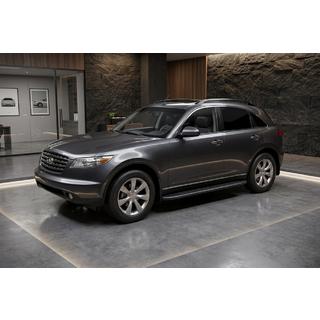 Stranske stopnice Bosphore Black (2 kos, aluminij) Infiniti FX 2003–2008 fotografija 1